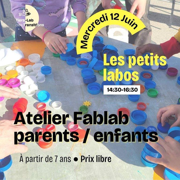Atelier parents-enfants 💛 Fabrique ton objet en plastique recyclé avec les Petits Labos
